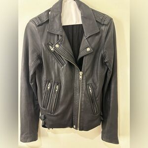 IRO Black Leather Jacket